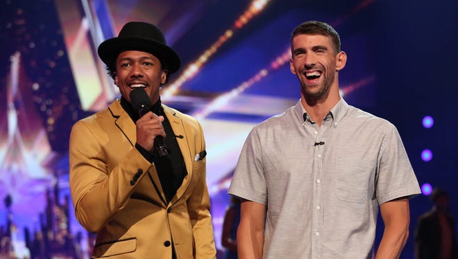 Michael Phelps appears on 'AGT,' which seems fitting.