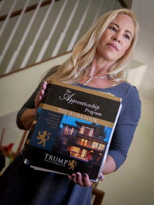 Sherri Simpson says she was defrauded by the Trump University program on real estate investing. She signed up for the extended "elite" level program for $35,000 and is now a plaintiff in a California class action lawsuit, one of the open lawsuits facing Donald Trump post-election.