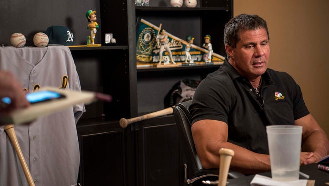 Nearly 16 years after retirement, Jose Canseco is bringing his colorful personality back to the majors as an analyst for the Athletics.