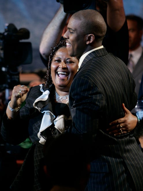 2005: Chris Paul reacts after being drafted.
