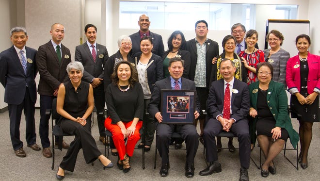 White House Initiative on Asian Americans and Pacific Islanders meeting with former Deputy Secretary of Labor Chris Lu on Dec. 6, 2016, in Washington D.C.