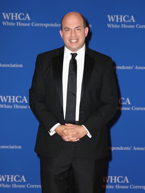 Brian Stelter attends the WHCD.