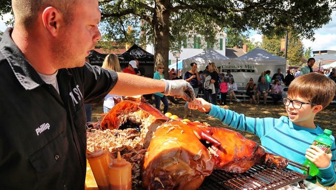The Kentucky State BBQ Festival takes place every September in Danville, just outside of Lexington.