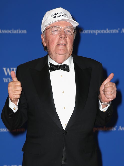Author James Patterson takes his  reading message to the Correspondents' Association bash.