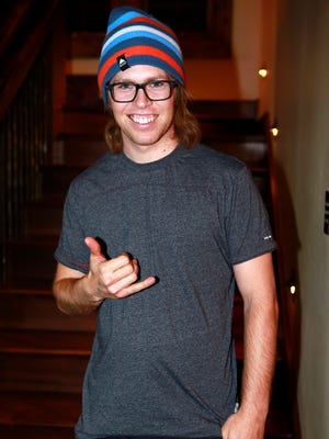 In a file photo from 2013, Kevin Pearce poses at Resorts West House of Luxury in Deer Valley, Utah, on Jan. 21.