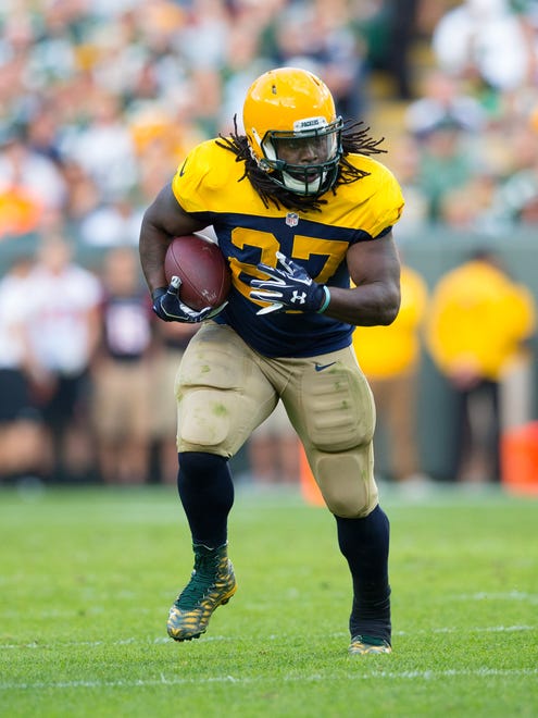 Seahawks at Packers, Week 1: Eddie Lacy spent four seasons with Green Bay but signed as a free agent with the Seahawks.