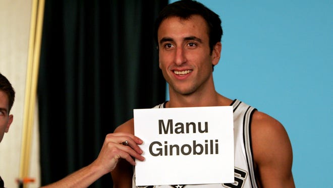 Flip through the gallery to see the San Antonio Spurs' Manu Ginobili through the years.