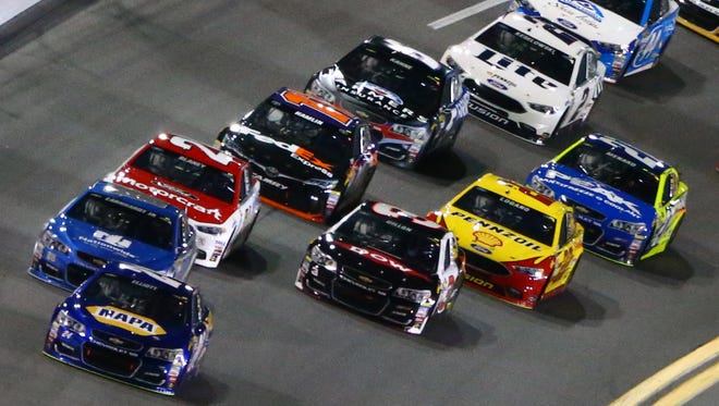 Every race will be divided into three stages in a new wrinkle to this year's NASCAR slate.