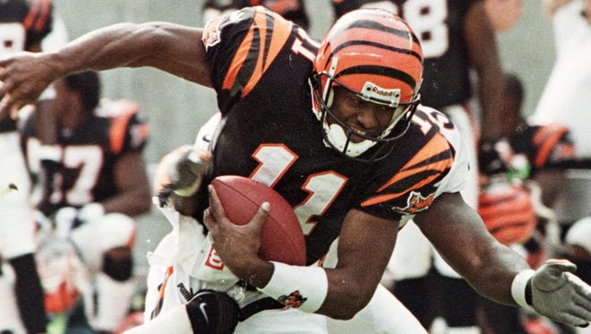 26. Bengals QBs: Carson Palmer was pretty good for nearly a decade but very much contrasted with the other quarterbacks Cincinnati reached for in the first round: Jack Thompson (1979), David Klingler (1992) and Akili Smith (1999). Greg Cook (1969) might've been the best of the bunch had his career not been ruined by a shoulder injury in his rookie season.