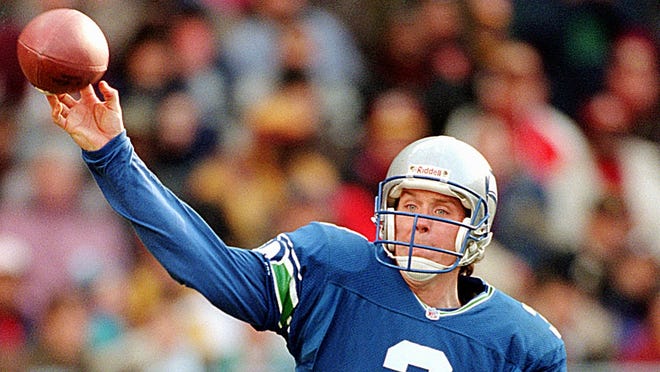 25. Rick Mirer, QB, Seahawks (No. 2, 1993): For a hot minute he outplayed Drew Bledsoe, who went No. 1 that year, before fading into oblivion.